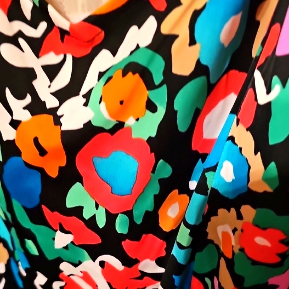 Say What? Pink and Red Fitted Tank Top - Picture 3 of 5